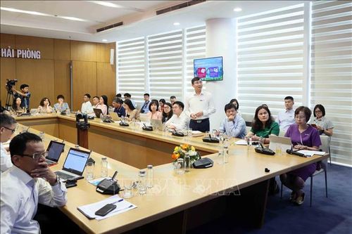 Nhà báo Trần Tiến Duẩn, Tổng biên tập báo Vietnam Plus (Thông tấn xã Việt Nam) phát biểu.