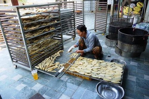 Nhiều gia đình đầu tư hệ thống máy sấy hiện đại.