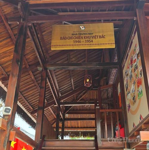 Nhà trưng bày Báo chí chiến khu Việt Bắc 1946-1954. Ảnh: Văn Trường