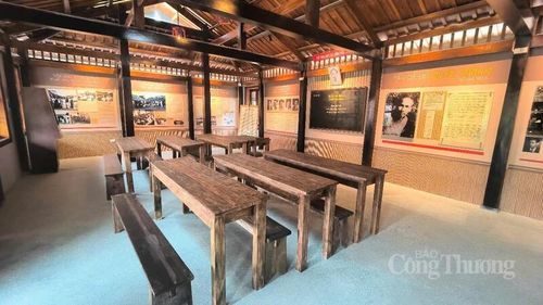 Không gian lớp học của Trường dạy làm báo Huỳnh Thúc Kháng. Ảnh: Nguyễn Hương