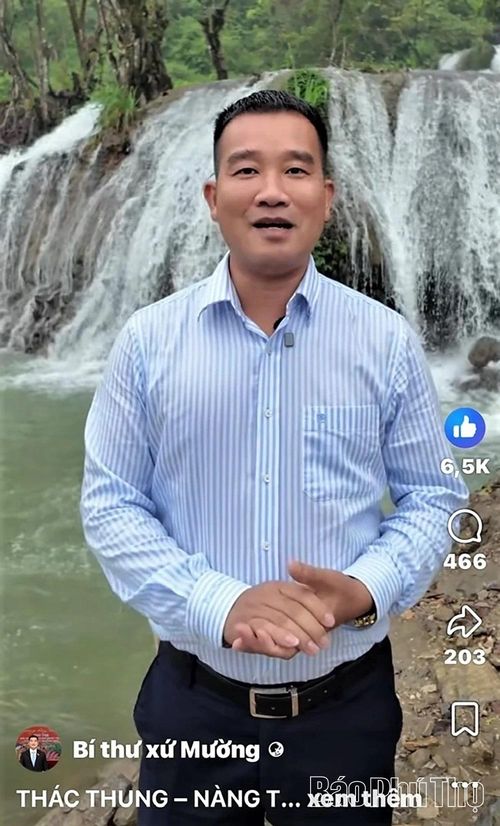 Bí thư Đảng ủy xã Vân Sơn Nguyễn Duy Tư làm clip quảng bá du lịch địa phương thu hút hàng triệu lượt người quan tâm, chia sẻ.