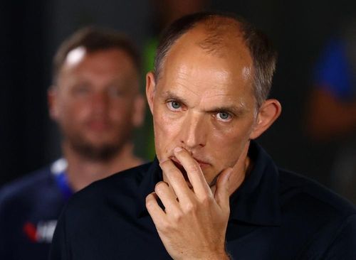 HLV Tuchel có thể đối mặt với bài toán tuyến giữa nếu Rice không may dính chấn thương. Ảnh: Reuters.