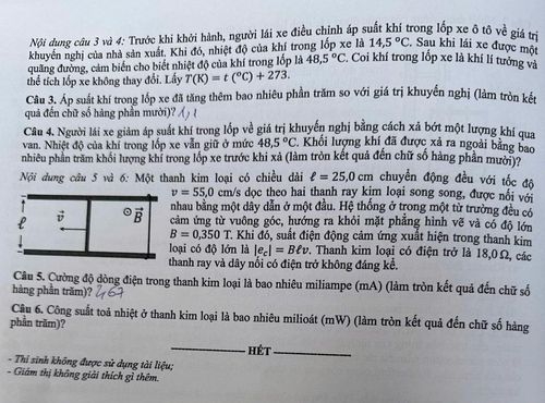 Đề thi môn Vật Lí, kỳ thi tốt nghiệp THPT 2026. Nguồn Báo Giáo dục và Thời đại