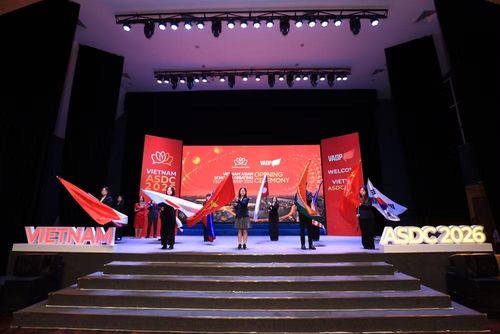 Quang cảnh lễ khai mạc ASDC 2026.