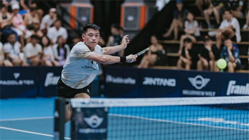 Trương Vinh Hiển dừng chân tại bán kết giải pickleball ở Bắc Kinh. Ảnh: PPA Asia