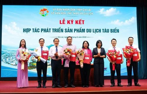 Ký kết bản ghi nhớ hợp tác phát triển sản phẩm du lịch tàu biển giữa các địa phương.