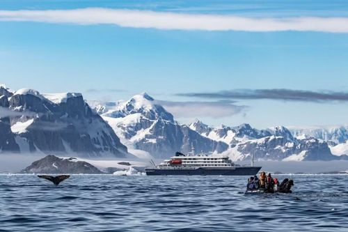 Tàu M/V Hondius là tàu thám hiểm vùng cực hàng đầu của Oceanwide Expeditions, được chế tạo chuyên dụng cho các chuyến thám hiểm sâu sắc ở Bắc Cực và Nam Cực