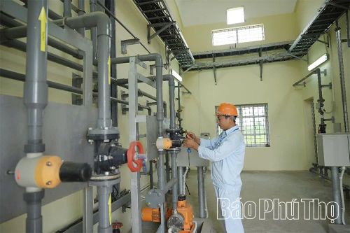 Công ty Cổ phần Cấp thoát nước số I Vĩnh Phúc quan tâm đầu tư, đổi mới công nghệ, nâng cao chất lượng nước sạch, đáp ứng nhu cầu của người dân, doanh nghiệp.