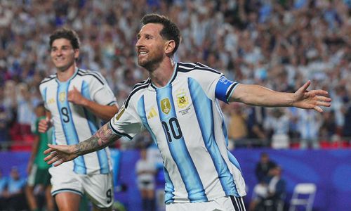 Messi chỉ cần thêm 1 bàn để lập kỷ lục ở World Cup. (Ảnh: Reuters)