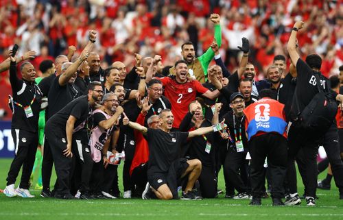 Giờ đây, Ai Cập hiện có 4 điểm và vươn lên dẫn đầu bảng G World Cup 2026, bảng đấu được cho là cân bằng nhất. Ảnh: Reuters.