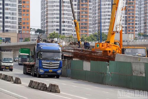 Theo Ban Quản lý dự án, nút giao An Phú đã hoàn thành khoảng 75% khối lượng thi công và dự tính hoàn thành vào quý IV/2026.