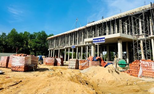 Các công trình giáo dục đang chạy đua tiến độ.
