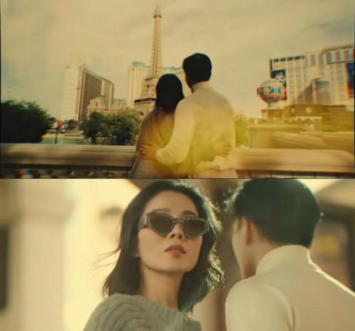 Lệ Quyên và Lâm Bảo Châu tình tứ trong MV được ghi hình tại nước ngoài.