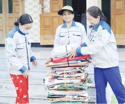 Rác thải được thu gom, xử lý và tái chế 