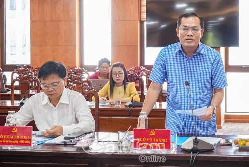 Phó Chủ tịch UBND tỉnh Ngô Vũ Thăng thông tin kịch bản tăng trưởng khu vực III, lĩnh vực dich vụ.