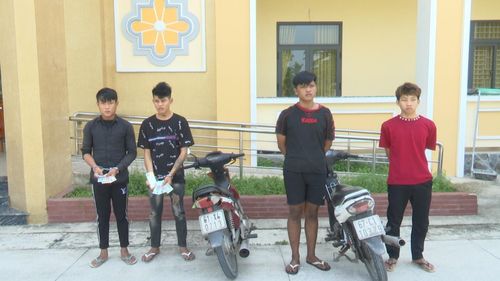 Các đối tượng tại cơ quan Công an
