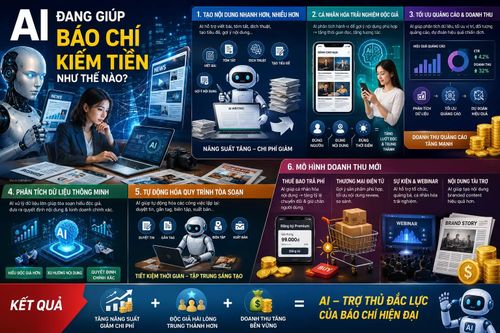 AI đang giúp báo chí kiếm tiền thế nào?