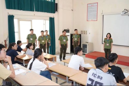 Thí sinh tham dự Kỳ thi đánh giá năm 2026 tại Học viện Kỹ thuật và Công nghệ an ninh