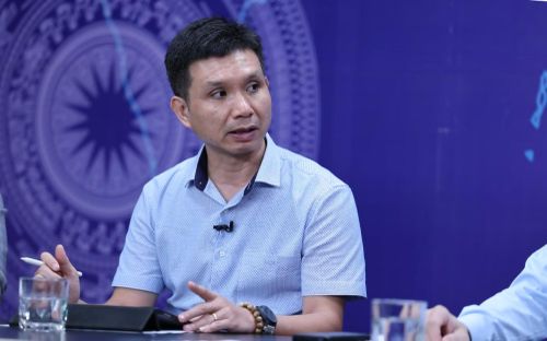 Ông Hà Đăng Sơn, Chủ tịch Trung tâm Nghiên cứu năng lượng và tăng trưởng xanh chia sẻ tại Tọa đàm. Ảnh: Minh Khôi