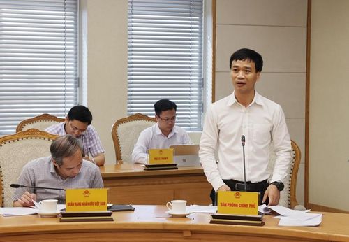 Phó Chủ nhiệm Văn phòng Chính phủ Nguyễn Văn Thắng phát biểu - Ảnh: VGP/Thu Sa