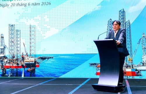Tổng Giám đốc PV Drilling Nguyễn Xuân Cường phát biểu chỉ đạo tại Hội nghị sơ kết 6 tháng đầu năm 2026 của Tổng công ty.
