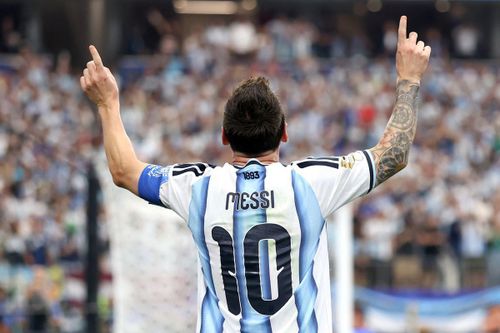Messi là biểu tượng World Cup. Ảnh: AFA