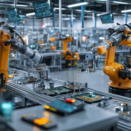 AI đang thay đổi cách quản trị rủi ro trong sản xuất. Ảnh: Midjourney.