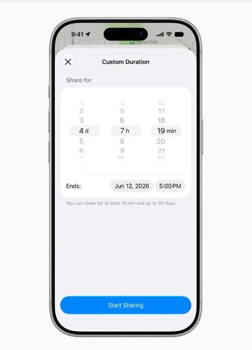 Cải tiến chia sẻ vị trí trong Find My. Ảnh: Macrumors