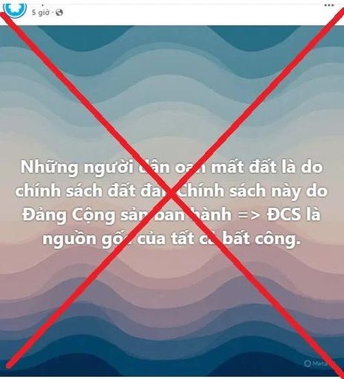 Luận điệu xuyên tạc của tổ chức khủng bố Việt Tân.