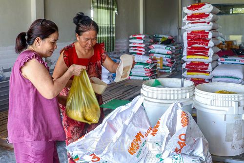 Đời sống người dân xã Phú Tân chuyển biến tích cực. (Ảnh chụp tại ấp Thanh Đạm).