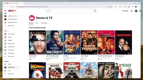 Trên YouTube có rất nhiều phim miễn phí để lựa chọn. Ảnh chụp màn hình: YouTube
