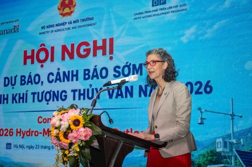 Bà Ramla Khalidi, Trưởng đại diện UNDP tại Việt Nam. Ảnh: UNDP Vietnam