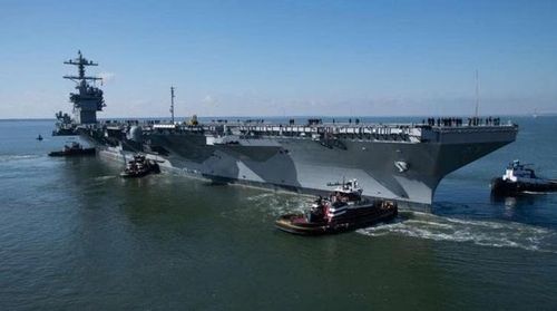 USS John F. Kennedy (CVN-79), chiếc thứ hai thuộc lớp Ford, hiện đang hoàn thiện những công đoạn cuối cùng tại Newport News. Con tàu đã hoàn thành các thử nghiệm trên biển và dự kiến được bàn giao cho Hải quân Mỹ vào tháng 3/2027. Sau khi đi vào hoạt động, Kennedy sẽ thay thế USS Nimitz và trở thành một trong những tàu sân bay chủ lực của hạm đội Mỹ trong nhiều thập kỷ tới.
