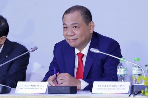 Ông Phạm Nhật Vượng rời ghế Tổng giám đốc VinFast. Ảnh: VIC.