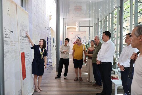 Triển lãm chuyên đề "Quốc Tử Giám - Trường Quốc học đầu tiên của Việt Nam (1076-2026)". Ảnh: BTC
