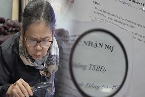 Ảnh được cắt từ phim tài liệu Cạm bẫy từ các hợp đồng kỳ nghỉ. Nguồn: VTV.