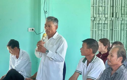 Nhiều kiến nghị và đề xuất của người dân gửi đến chính quyền xã Thăng Bình.