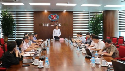 Toàn cảnh cuộc họp triển khai công tác tổ chức Hội thi thợ giỏi cấp Tập đoàn lần thứ 13 năm 2026 của TKV.