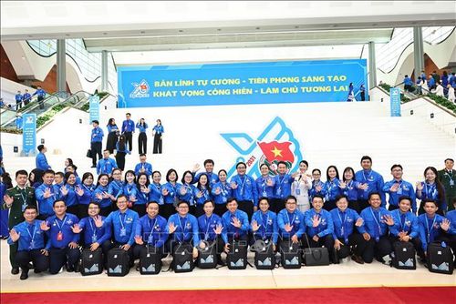 Các đại biểu tham dự Đại hội Đoàn toàn quốc lần thứ XIII, nhiệm kỳ 2026 - 2031.