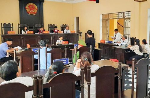 Trợ giúp viên thuộc Trung tâm Trợ giúp pháp lý nhà nước số 2 thành phố Đà Nẵng tham gia một vụ án. Ảnh: LÊ NGUYỄN