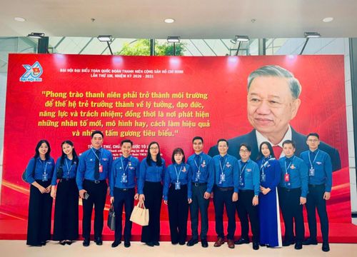 Đoàn đại biểu Đoàn Thanh niên Chính phủ dự Đại hội