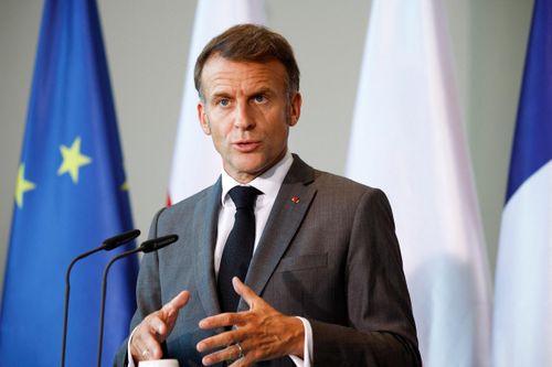  Ông Macron có cách nhìn lạc quan về mối quan hệ giữa NATO và Mỹ. Ảnh: Reuters. 
