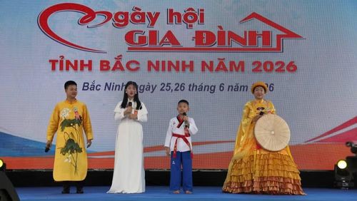 Một tiết mục thi năng khiếu dành cho các gia đình tại sự kiện.