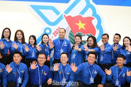 Đoàn đại biểu Thành Đoàn Hà Nội tham dự Đại hội Đoàn lần thứ XIII.