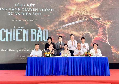 Tỉnh Thanh Hóa cam kết sẽ đồng hành cùng dự án nhằm quảng bá các giá trị văn hóa lịch sử và tiềm năng du lịch thông qua bộ phim. Ảnh: BTH