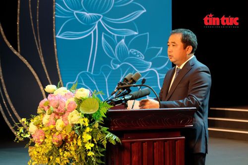 Ông Trần Đức Thắng, Ủy viên Bộ Chính trị, Bí thư Thành ủy Hà Nội.