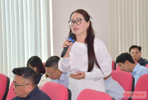 Đại biểu đóng góp ý kiến tại hội thảo. Ảnh: Thanh Minh.