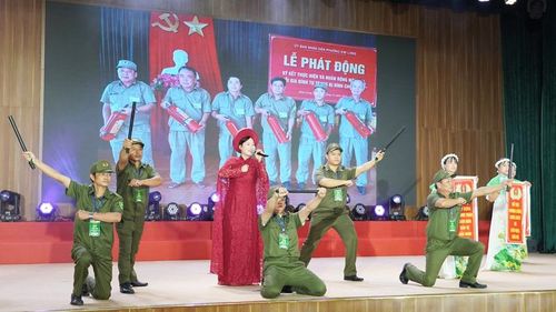 Tiết mục “Kim Long bình yên vì Nhân dân phục vụ” mở màn phần thi Tài năng 