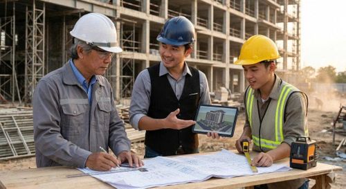 AI, BIM và các công nghệ số đang tạo ra những thay đổi mạnh mẽ đối với ngành Xây dựng. (Ảnh Internet).