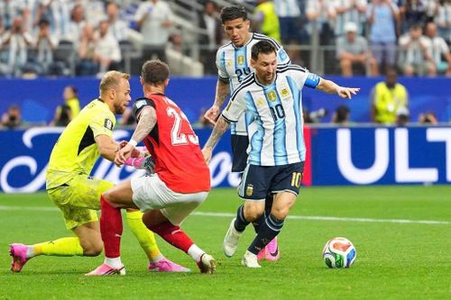 Messi vẫn đang chơi ấn tượng ở tuổi 39 (Ảnh: AP).
